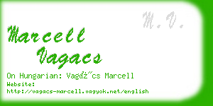 marcell vagacs business card